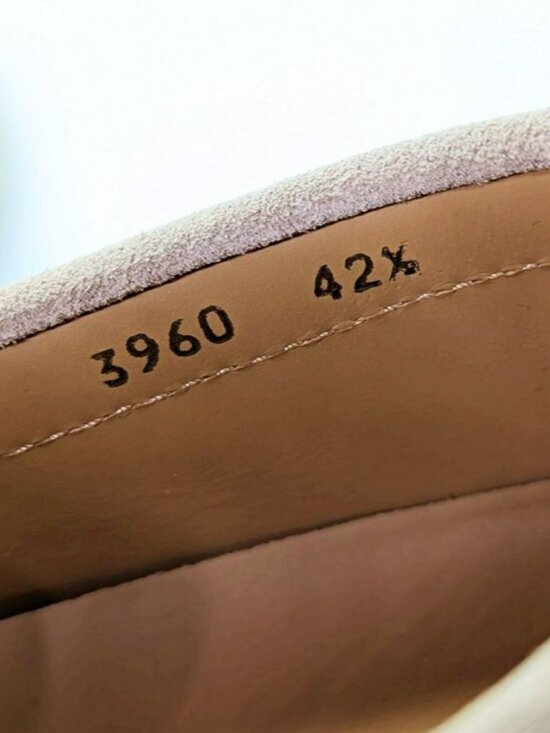 Versace Men\'s Medusa Coin Penny Driving Loafer in Light Sand Rutenio Size 42.5 main image 6